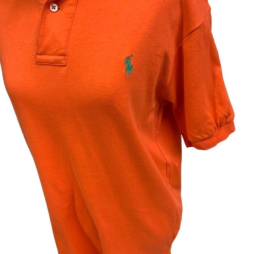 Vintage 1990's Polo Ralph Lauren Men's L Large Polo Shirt Short Sleeves Preppy - Picture 3 of 7